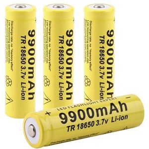 20Pcs Brand 18650 Batterij 3.7V 9900Mah Oplaadbare Li-Ion Batterij Voor Led Zaklamp Zaklamp Mobiele 18650 Batery