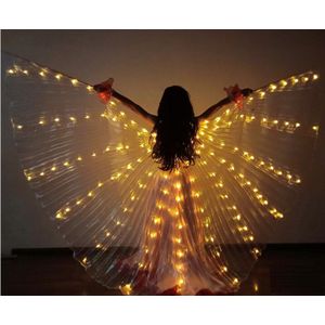 Kinderen Dansers LED Prestaties Vlinder Vleugels Buikdans Carnaval Led Kostuums Kerst Toont