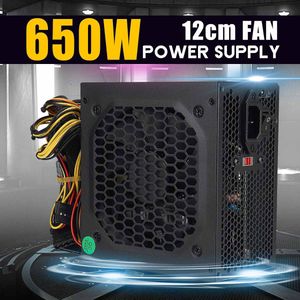 Max 650W Psu Atx 12V Gaming Pc Voeding 24Pin/Pci/Sata/Atx 700 Walt 12 Cm Fan Computer Voeding Voor Btc