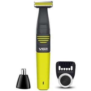Een Blade Wasbare Baard Trimmer Voor Mannen Trimmer Facial Snor Body Elektrische Haar Snijmachine Rand Grooming Kit