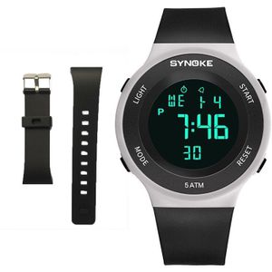 Synoke Sport Horloge Voor Mannen 5Bar Waterdichte Digitale Horloge Mens Elektronische Klok Horloges Alarm Met Band Relogio Masculino