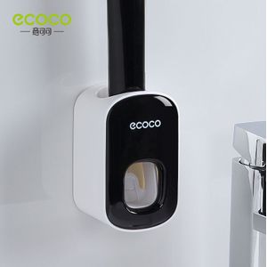 Ecoco Volledig Automatische Knijpen Tandpasta Artefact Set Knijper Zuig Muur Tandenborstel Rack Druk Type Tandpasta Thuis Opslag