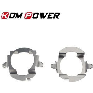 KOM POWER H7 Socket Opwaaiveer Voor Mercedes-Benz E Klasse B Serie Fabia MK3 VW Touareg Saab H7 Lamp LED base Adapter Houder