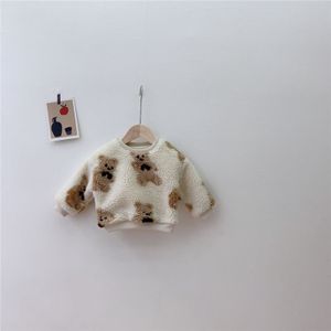 Winter Baby Plus Fluwelen Truien Jongen Kleding Peuter Trui Jassen Kinderen Dikker Wol Tops Baby Boy Sweater Baby Meisje