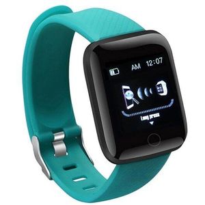 116 Smartwatch Mannen Vrouwen Ondersteuning Bluetooth IP67 Waterdicht Hartslag Bloeddruk Klok Wearable Smart Horloge Fitness Tracker