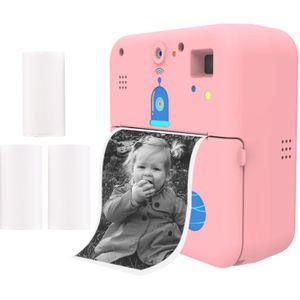 Mini Pocket Printer Camera Instant Print Draagbare Thermische Drukmachine Draadloze Verbinding Voor Foto Label Diy Handwerk