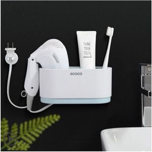 Badkamer Haardroger Houder Nail Gratis ABS materiaal kam Houder Badkamer Accessoires Rack