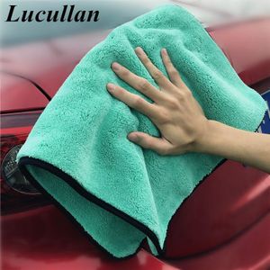 Voor Klanten Alleen: Lucullan 1400GSM Super Zachte Premium Microfiber Drogen Cltoth Groene Auto Wassen Handdoek