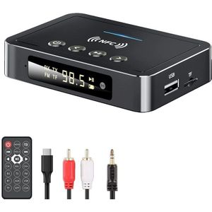 Bluetooth Ontvanger 2 In 1 Nfc Bluetooth Zender &amp; Adapter, Voor Thuis Stereo, Audio Adapter Laptop Versterker Projector