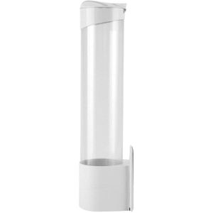 100 Kopjes Papier Cup Dispenser Plastic Cups Houder Wegwerp Automatische Houder Stofdicht Gratis Ponsen Papier Cup Rack