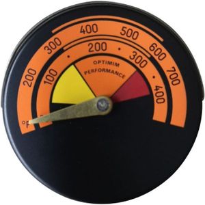 Magnetische Kachel Thermometer Oven Temperatuur Meter Voor Log Hout Brander Haard Fan Gas Kachels Gereedschap