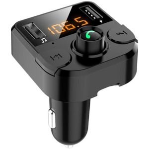 Auto Bluetooth Speler Dual Usb Auto Bluetooth Handsfree Telefoon Multifunctionele Kaart Fm Ontvanger Mobiele Telefoon oplader Voor MP3