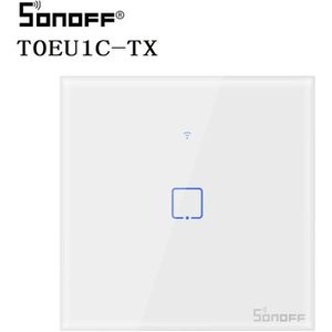 Sonoff T0 Tx Eu/Us Smart Wifi Smart Switches Met 1/2/3 Gang Draadloze Wifi Schakelaar Voor Alexa google Thuis Smart Home Smart Home