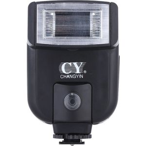 YinYan CY-20 Flitsschoen Sync Port 5600K Mini Universele Flash Speedlite voor Nikon Canon Olympus Pentax Sony Alpha Camera 'S