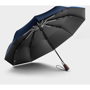 Grote Paraplu Mannen Business Zonnebrandcrème Automatische Opvouwbare Paraplu Heren Winddicht 10 Ribben Anti UV Zon Golf Grote Paraplu Parasol