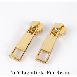 10Pcs Meetee Rits Slider Voor No5 Hars/Metal/Nylon Ritsen Donsjack Pocket Ritsen Hoofd Tas Reparatie kits Diy Naaien Accessoires