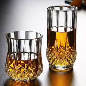 2 Whisky Glas, Diamant Glas, Kristal Glas, Bierglas, Brandy, Wodka, Bier Glas, cocktail Glas