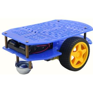 Acryl 2WD Platform Robot Chassis Arduino Onderwijs Slimme Auto Diy Robot Auto Met Snelheid Code