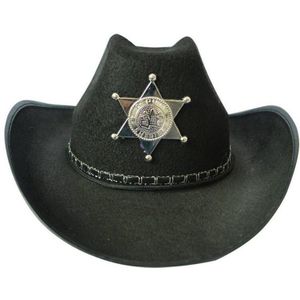 Western Cowboy Wild West Sheriff Hoed Fancy Dress Halloween Western Cowboy Hoed Venetië Hoed Pentagram Hoed