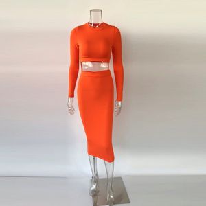 Kgfigu Vrouwen Sets Zebra Print Lange Mouwen Tops En Potlood Rok Set Vrouwen Tweedelige Outfits Neon Orange Bijpassende sets