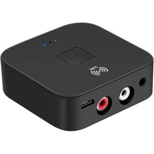 Bluetooth 5.0 Ontvanger Aptx Ll 3.5Mm Aux Rca Jack Draadloze Adapter Auto On/Off Met Mic Bluetooth 5.0 4.2 Auto O Ontvanger