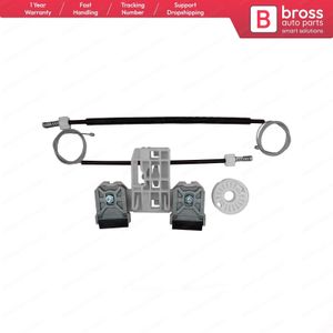 Bross Auto-onderdelen BWR5074 Elektrische Ruitbediening Regulator Reparatie Kit Voor Links Driver Side Voor Skoda Fabia 5J Mg