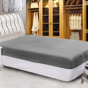 Aankomst 100% Polyester Bed Matrashoes Matras topper Protector Pad Hoeslaken Beddengoed met Elastische twin bed