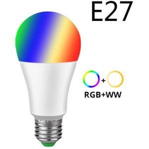 E27 B22 Wi-fi Slimme Led Lamp 15W Dimbare Rgbw Lamp Werk Met Alexa En Google Home Assistent Voor smart Leven Tuya App