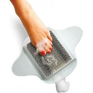 Badkamer Voet Borstel Wrijven Voeten Exfoliërende Exfoliërende Kan Opgehangen Met Zuignap Zachte Bont Voet Massage Borstel Voeten Cleaning Tools