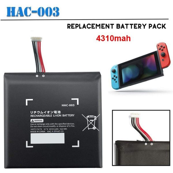 cellePhone Batterie Li-Polymer compatible avec Nintendo Wii U (remplacement  pour WUP-012)
