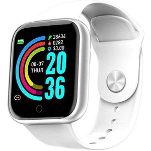 Y68 Smart Fitness Armband Bloeddruk Hartslagmeter Stappenteller Cardio Armband Mannen Vrouwen Smart Horloge Voor Ios Android