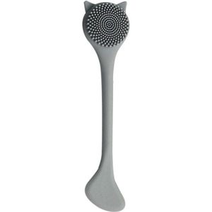 Double-Ended Diepe Reiniging Zachte Gezichtsverzorging Huid Poriën Schoon Borstel Siliconen Gezicht Borstel Wassen Gezicht Reinigen Borstel Massager