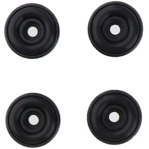 4 Stks/set Zwart Aluminium Luidspreker Cd-speler Draaitafel Radio Versterker Voeten Pad Mat Stand Kabinet Isolatie Base