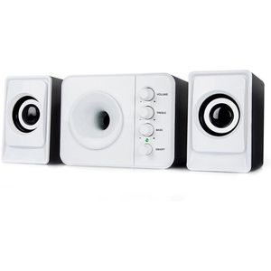 Usb 2.1 Subwoofer Desktop Speaker Met 3.5Mm Audio Plug Voor Pc Laptop Mobiel Usb Voeding Voor Pc Laptop mobiel