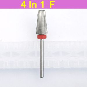 Carbide Wolfraam 5 In 1 Nail Boor Tapered Vorm Straight Cut Boor Voor Acryl Nail Gel 3/32 &quot;schacht-Boor Machine