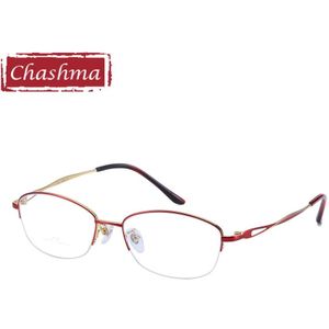 Recept Vrouwen Pure Titanium Bril Luxe Top Optische Glazen Frame Purple Lady gafas