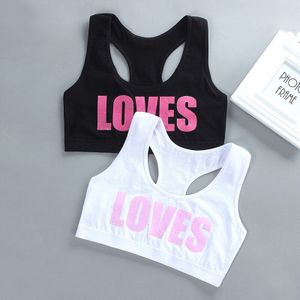 2Pc Tops Voor 12 Jaar Oude Meisjes Training Bras Kids Soft Ondergoed Meisjes Accessoires Ademend Kinderen Sport Bras Voor tiener 8-15