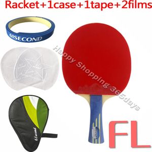 Originele Pro Tafeltennis Combo Racket Galaxy Yinhe Y-4 Met Palio CJ8000 2-Side Loop En Kokutaku 007-II Lange shakehand Fl