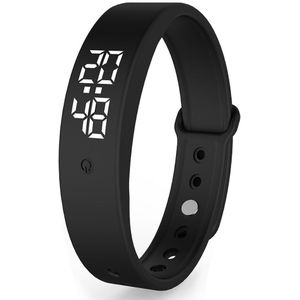 Temperatuur Meten Smart Armband Koorts Monitor Gezondheid Fitness Smart Horloge Led Display Digitale Horloge Voor Mannen Vrouwen Kids
