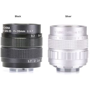 FUJIAN 35mm f1.7 C mount camera CCTV Lens voor M4/3/MFT Mount Camera
