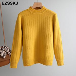 Herfst Winter Fluwelen Basic Warme Trui Truien Vrouwen Vrouwelijke Bont Dikke O-hals Trui Lange Mouwen Knit Truien Top