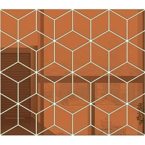 3D Diamant Spiegel Muursticker Acryl Ruit Zelfklevende Verwijderbare Spiegel Vellen Muurstickers Mozaïek Achtergrond Home Decor