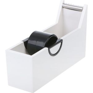 Creatieve Plastic Desktop Plakband Dispenser Cutter Stand Houder Kantoor Schoolbenodigdheden Briefpapier 090F