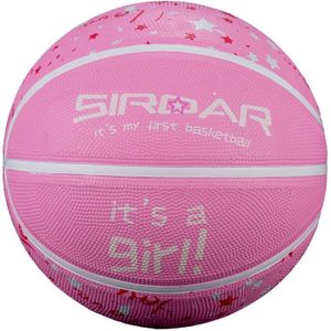 Sirdar Basketbal Bal Maat 3 Roze Branded Goedkope Rubber Gelamineerd Basketbal Voor Kids Childrens Basketbal
