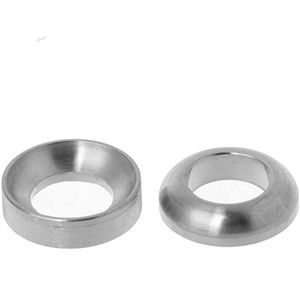 2 stks/set Fiets Spacer Hydraulische Remklauw M6 Titanium Legering MTB Fietsonderdelen Reparatie Bolle Concave Holle Washer Ringen