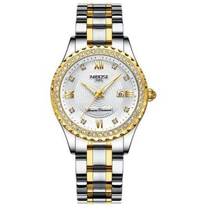 NIBOSI Paar Horloge Heren Horloges Topmerk Luxe Quartz Horloge Vrouwen Klok Dames Jurk Horloge Casual Liefhebbers Horloge