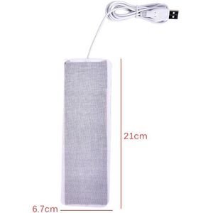 Een Of 2 Stuks 5-7V Carbon Fiber Verwarming Pad Usb Verwarming Film Elektrische Infrarood Koorts Warmte Mat winter Warm Arm Taille Warmte Handschoen
