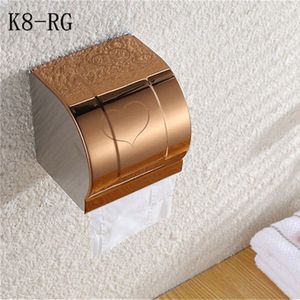 Roestvrijstalen Wc-papier Lade Roll Traceless Tissue Papier Houder Opbergdoos Wandmontage Badkamer Wc Plank Accessoires