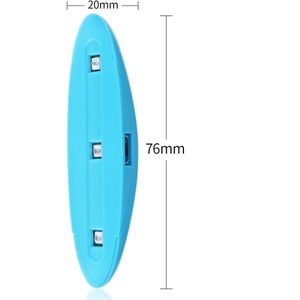 Monja 3W Wit Multifunctionele Usb Portable Mini Nail Art Droger Uv Gel Polish Curing Ovale Led Lamp Diy Elektrische manicure Tool