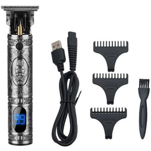 Usb Oplaadbare Tondeuse Elektrische Tondeuse Cordless Scheerapparaat Trimmer 0Mm Mannen Kapper Haar Knippen Kapsel Styling Tool